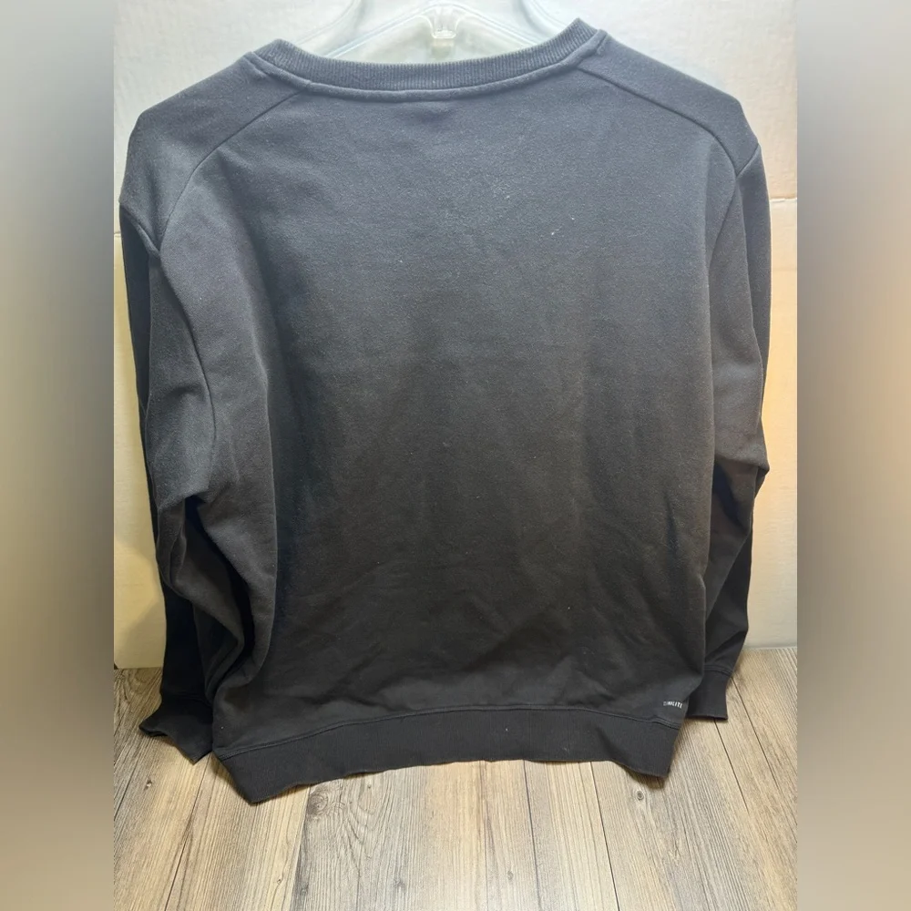 REAL MADRID 2017/2018 BLACK FUTBOL SOCCER TRAINING TOP JERSEY ADIDAS MEN’S XL - Picture 7 of 9